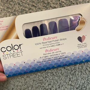 Color Street Evening Sky Purple Pedicure Nail Strips